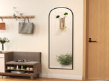 165cm Aluminium Frame Standing Mirror - Black T3398P378119