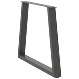 Dining Table Legs V-Shape 2 pcs Anthracite 80x cm Steel 4012574