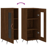 Sideboard Brown Oak 34.5x34x90 cm Engineered Wood 828771