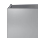 Garden Planter 50x50x50 cm Galvanised Steel 851218