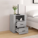 Bedside Cabinet Grey Sonoma 50x36x60 cm Engineered Wood 816734