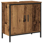 Bathroom Furniture Set with Storage 2 pcs Brown 60 x 30 x 60 cm 3334322