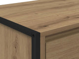 TV Cabinet Artisian Oak 100 x 36 x 49.5 cm Engineered Wood 886623