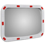 Convex Traffic Mirror Rectangle 40 x 60 cm with Reflectors 141682