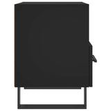 Bedside Cabinets 2 pcs Black 40x35x47.5 cm Engineered Wood 827487