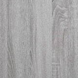 Bed Frame without Mattress Grey Sonoma 90x200 cm Engineered Wood 832275