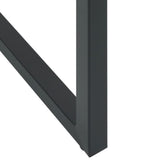 Bar Stools 4 pcs Black 38x38x80 cm Powder-coated Steel 4009266