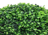 336519 Artificial Boxwood Plants 2 pcs with Pots Ball Shaped Green 32 cm