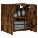 Wall Cabinet Smoked Oak 60x31x60 cm Engineered Wood 829977