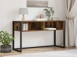 End Table Smoke Oak 100 x 36 x 75 cm Engineered Wood 886692