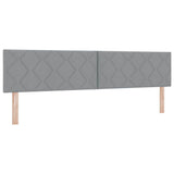Headboard with Headboard Light Grey 200 cm Faux Leather 42007280