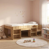 Kids'Bed Frame with Storage Artisan Oak 75 x 190 cm 3422642