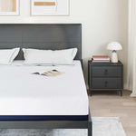 Mattress White and Blue 180 x 200 cm Gel Memory Foam 4106344