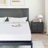 Mattress White and Blue 180 x 200 cm Gel Memory Foam 4106344
