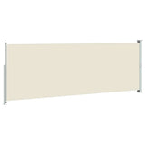 Retractable Side Awning 160 x 500 cm Cream 45461