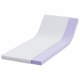 Mattress Topper White 80 x 200 x 7 cm Jaquard Fabric 4106232