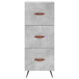 Sideboard Concrete Grey 34.5x34x90 cm Engineered Wood 828576