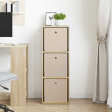 Sideboard with Drawer Sonoma Oak 35 x 32 x 99.5 cm 8000566