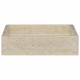 Sink Cream 40x40x10 cm Marble 149168