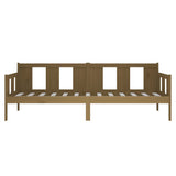 Day Bed without Mattress Honey Brown Solid Wood Pine 90x190 cm Single 820280