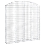 Arched Gabion Basket 200x30x200/220 cm Galvanised Iron 153470