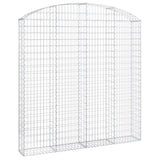 Arched Gabion Basket 200x30x200/220 cm Galvanised Iron 153470