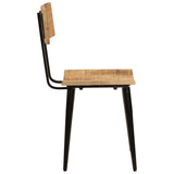 Dining Chairs 2 pcs 44x40x80 cm Solid Wood Mango 348161