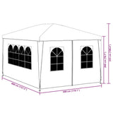 Party Tent 3x4 m White 90334