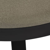 ZNTS Coffee Table Concrete Top 74x32 cm 246086