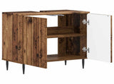 Bathroom Sink Cabinet ZWOLLE Old Wood 59.5 x 31.5x 59 cm 896353