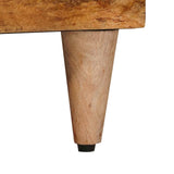 TV Cabinet with Shelf Natural 100 x 33 x 46 cm Solid Mango Wood 4018278