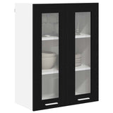 Hanging Cabinet Black Oak 60 x 31 x 80 cm Engineered Wood 884315