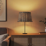 Lamp Shade Brown 45x28 cm Wicker 364394