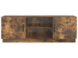 TV Cabinet Smoked Oak 102 x 34.5 x 47 cm Engineered Wood 895390