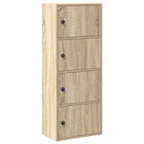 Bookcase Sonoma Oak 40x24x102 cm Engineered Wood 860375