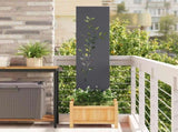 Garden Privacy Screen Anthracite 32 x 140 cm Cold-rolled steel 876254