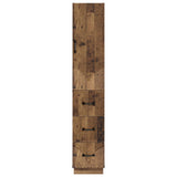 Cabinet Set 2 pcs Old Wood 33 x 34.5 x 87 cm Engineered Wood 3416815