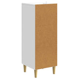 Sideboard White 33 x 34.5 x 90 cm Engineered Wood 895055