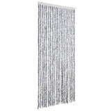 Insect Curtain White and Grey 90x200 cm Chenille 315133
