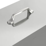 Chicken Feeder Silver 42 x 20.5 x 33 cm 15 kg Galvanised Steel 874656