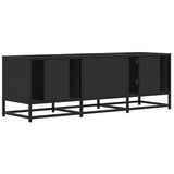 TV Cabinet Black 120x35x41 cm Engineered Wood and Metal 848839