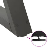 Coffee Table Legs 2 pcs Anthracite 50x cm Steel 4012686