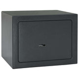 Safe Box with Lock Dark grey 23 x 17 x 17 cm Steel 42011313
