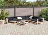 7 Piece Garden Sofa Set Solid Wood Pine 3299463