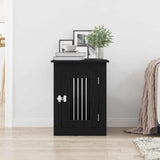Dog Crate Furniture Black Oak 45x62x59 cm Engineered Wood 862174