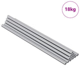 Threaded Rod 600 pcs Silver Steel 864441