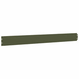 Lawn Edgings 50 pcs Olive Green 10x103 cm Cold-rolled Steel 860139