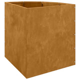 Corner Planter Rusty 45 x 45 x 50 cm Weathering steel 883674