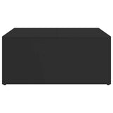 Nesting Coffee Tables 2 pcs Black Engineered Wood and Metal 845331