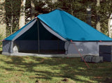 Family Tent Tipi 6-Person Blue Waterproof 94586
